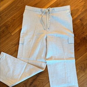 Claiborne Men's Linen Cargo Pants